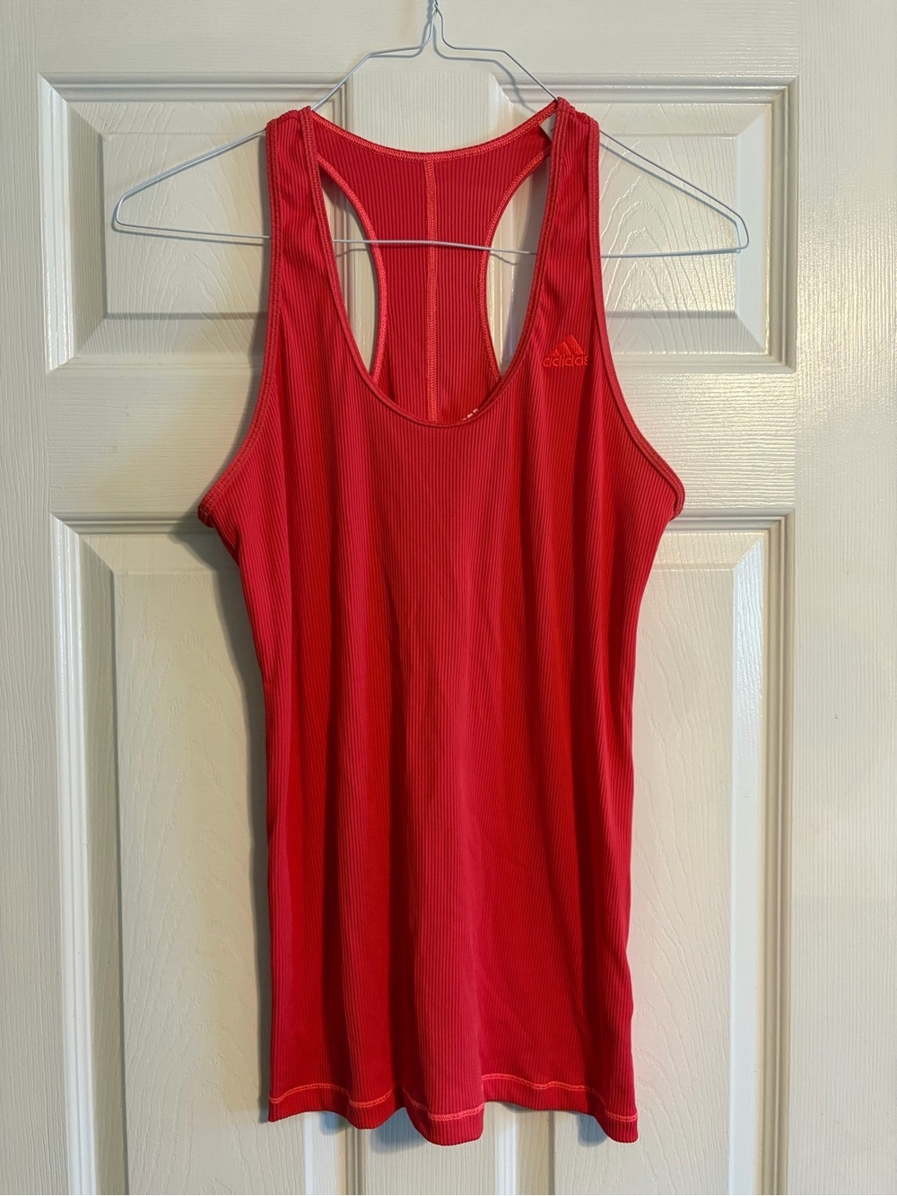 Adidas Coral Racerback Athletic Tank Top Women’s XL Performance Workout Gym
